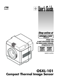 Thumbnail of document Manual - OSXL-101 100°C to 800°C Temperature Fixed Mount Thermal Imager